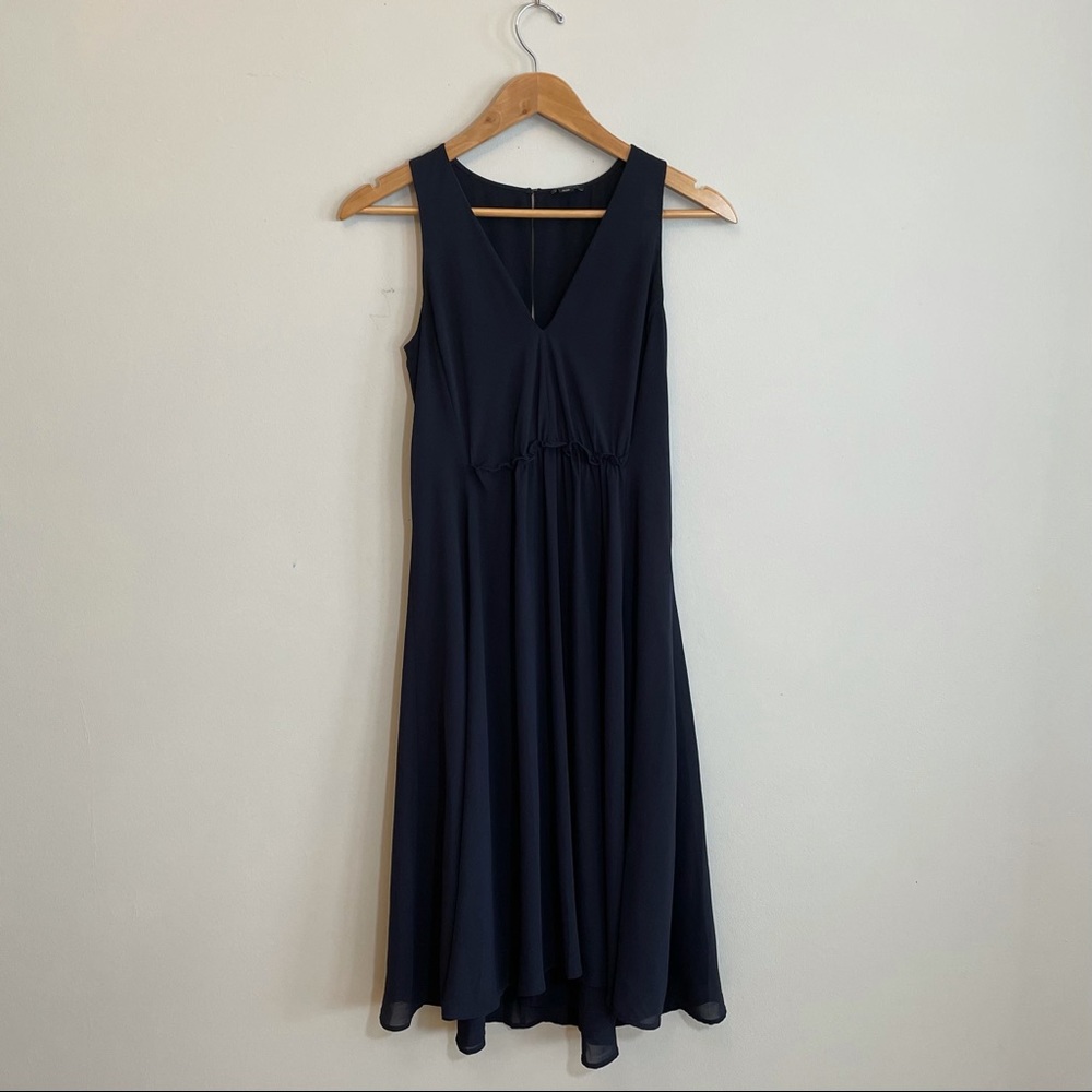 Ann Taylor Midi Dress - Navy